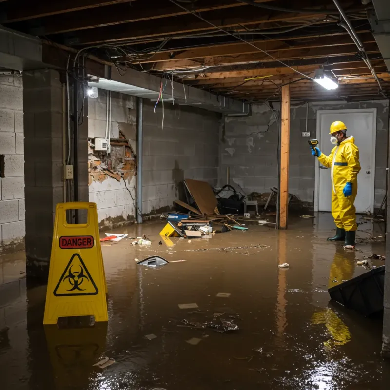 Flooded Basement Electrical Hazard in Hawi, HI Property